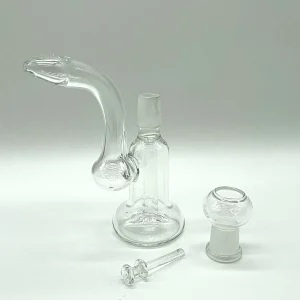 4" Oil Bubbler Clear Rig
