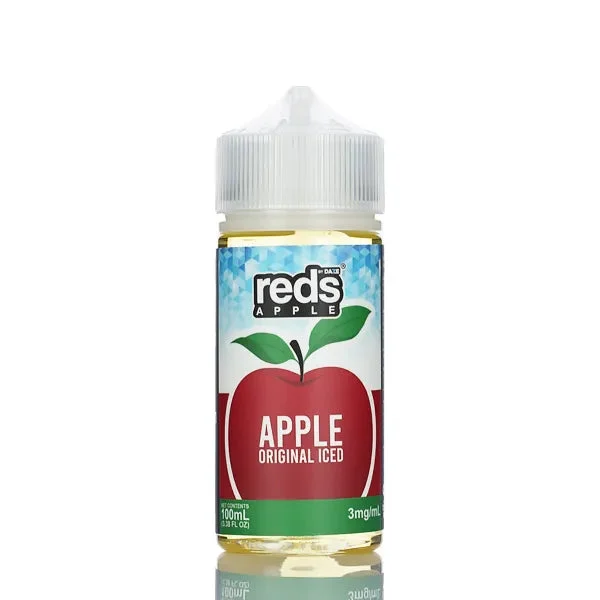 7 Daze – Reds Apple ICED eJuice – 100ml - Image 2