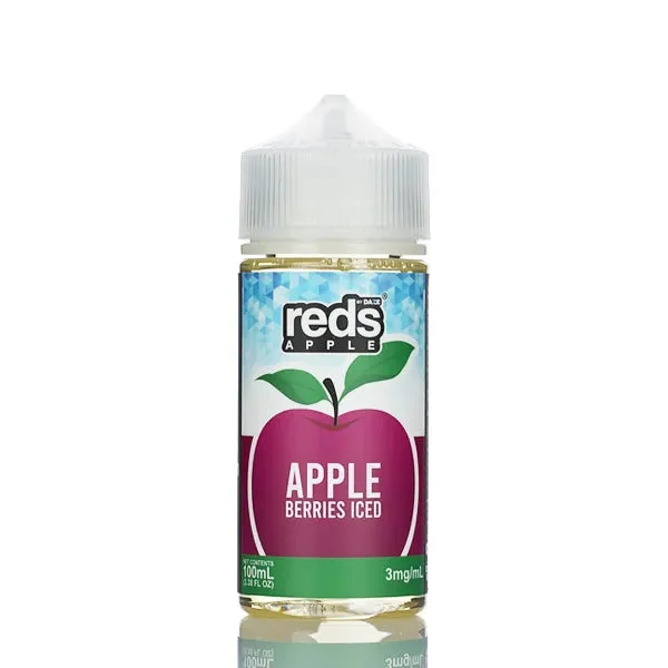 7 Daze – Reds Apple ICED eJuice Berries – 100ml - Image 2