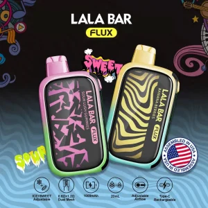 Assembled in USA | LALA BAR FLUX 40K Puff Disposable Device – 40,000 Puffs