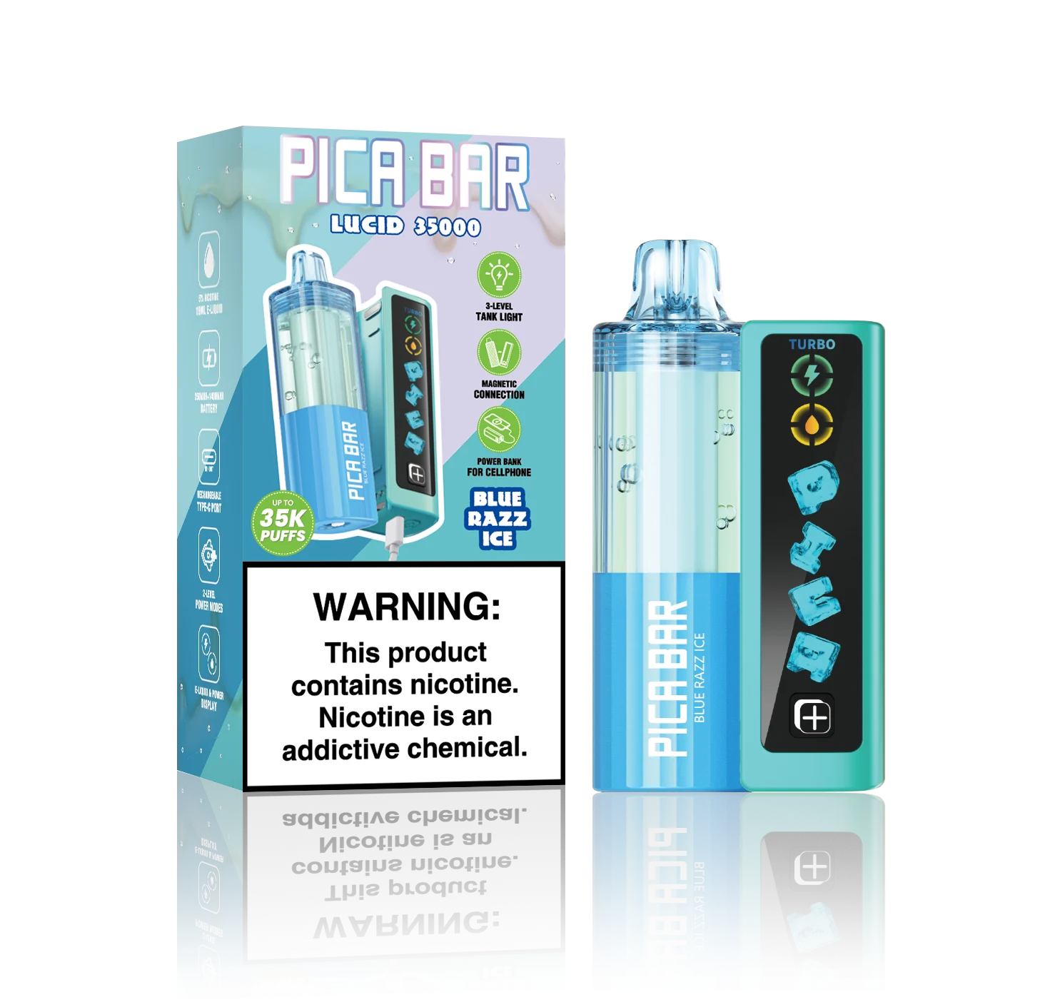 Assembled in USA | PICA BAR Lucid 35K Disposable KIT – 35,000 Puff - Image 2