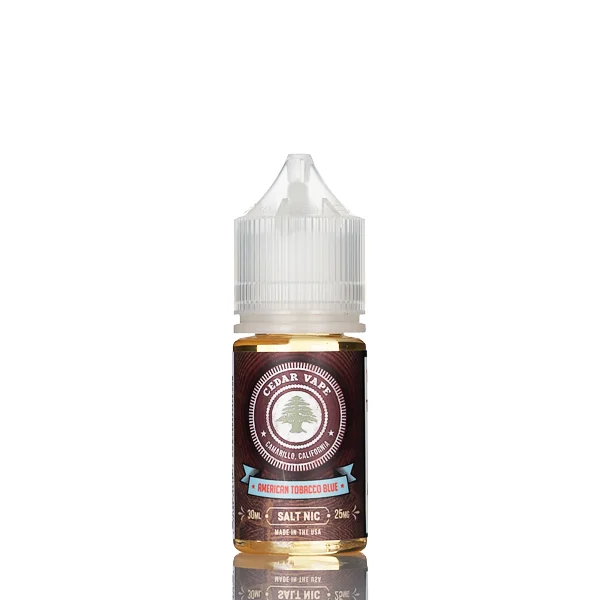 Cedar Vape Salt Nic – American Tobacco Blue – 30mL (DISCONTINUED)