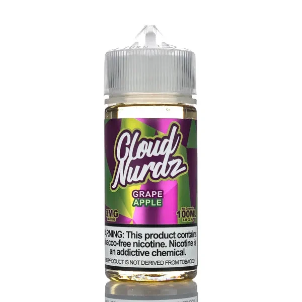 Cloud Nurdz E-Liquid – Grape Apple – 100ml - Image 2