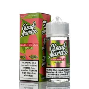 Cloud Nurdz E-Liquid – Watermelon Apple – 100ml