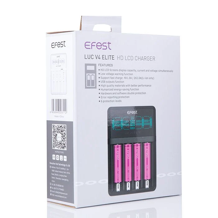 Efest LUC V4 Elite HD LCD Charger - Image 2