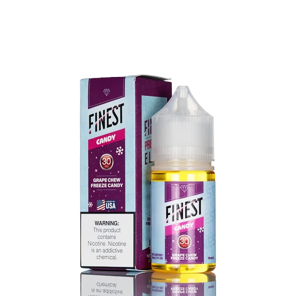 Finest Salt Nic – Candy Edition – Grape Chew Freeze Candy – 30mL