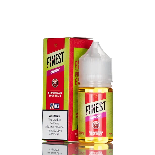 Finest Salt Nic – Candy Edition – Strawmelon Sour Belts – 30mL