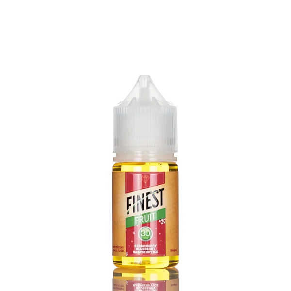 Finest Salt Nic – Fruit Edition – Strawberry Blueberry Raspberry Ice – 30mL - Image 2