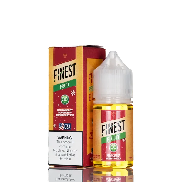 Finest Salt Nic – Fruit Edition – Strawberry Blueberry Raspberry Ice – 30mL