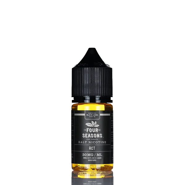 Four Seasons Salt Nicotine – Black Label – RCT – 30ml - Image 2