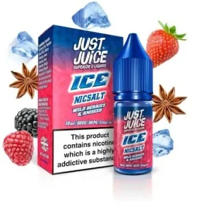 Just Juice Ice Range 10ml Nic Salt – (BOX OF 5)