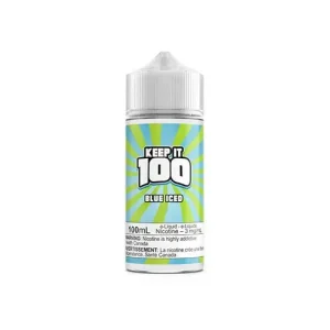Keep it 100 Freebase - Blue Iced (100mL) | Vape Cloud Canada