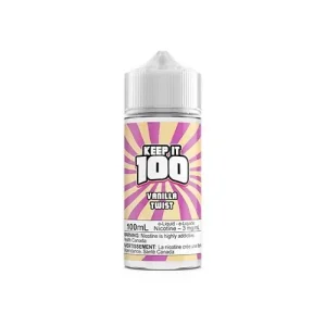 Keep it 100 Freebase - Vanilla Twist (100mL) | Vape Cloud Canada