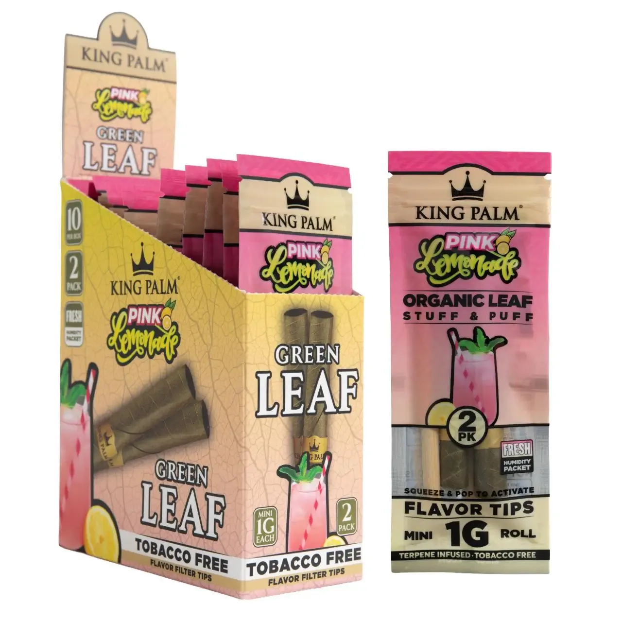 King Palm Mini Rolls – 20PK- 2CT
