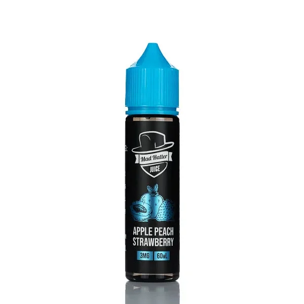 Mad Hatter Juice – Apple Peach Strawberry – 60ml - Image 2