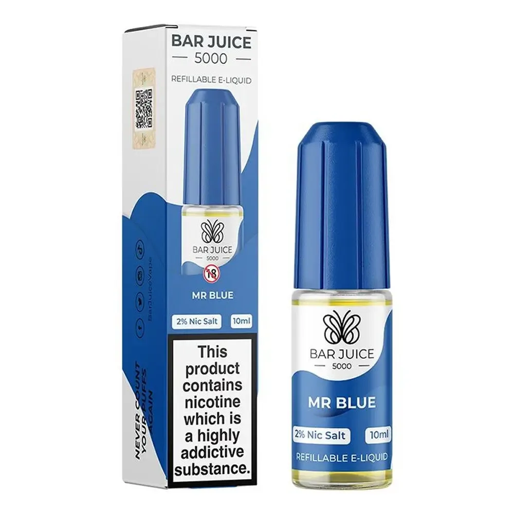 Mr Blue Nic Salt E-Liquid by Bar Juice 5000