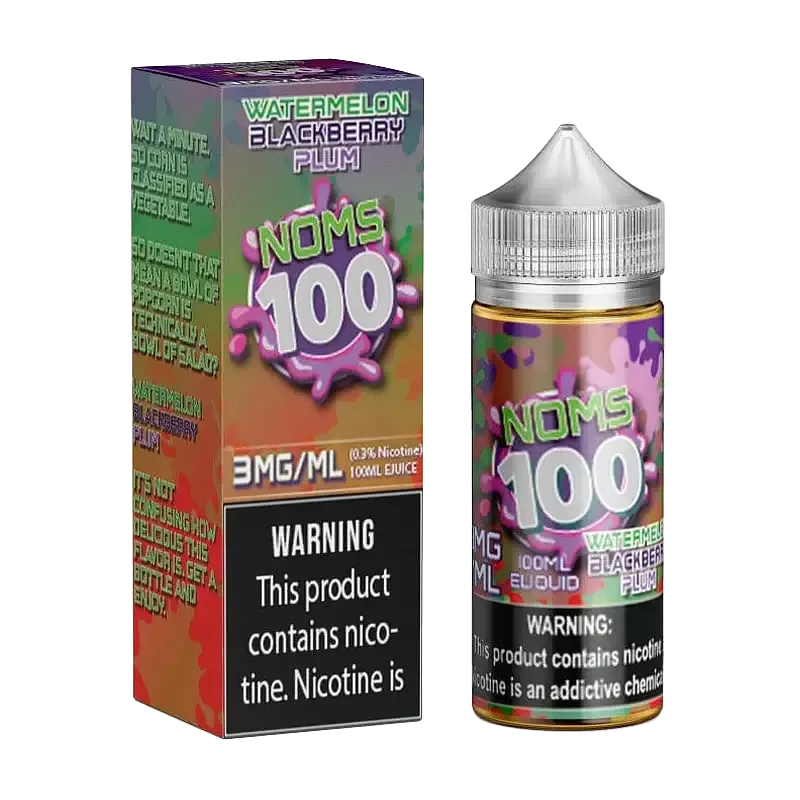 NOMS 100 – Watermelon Blackberry Plum – 100ML E-Liquid