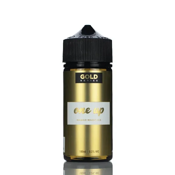 One Up Gold Series E-liquids – Mango Magic Ice – 100ml - Image 2