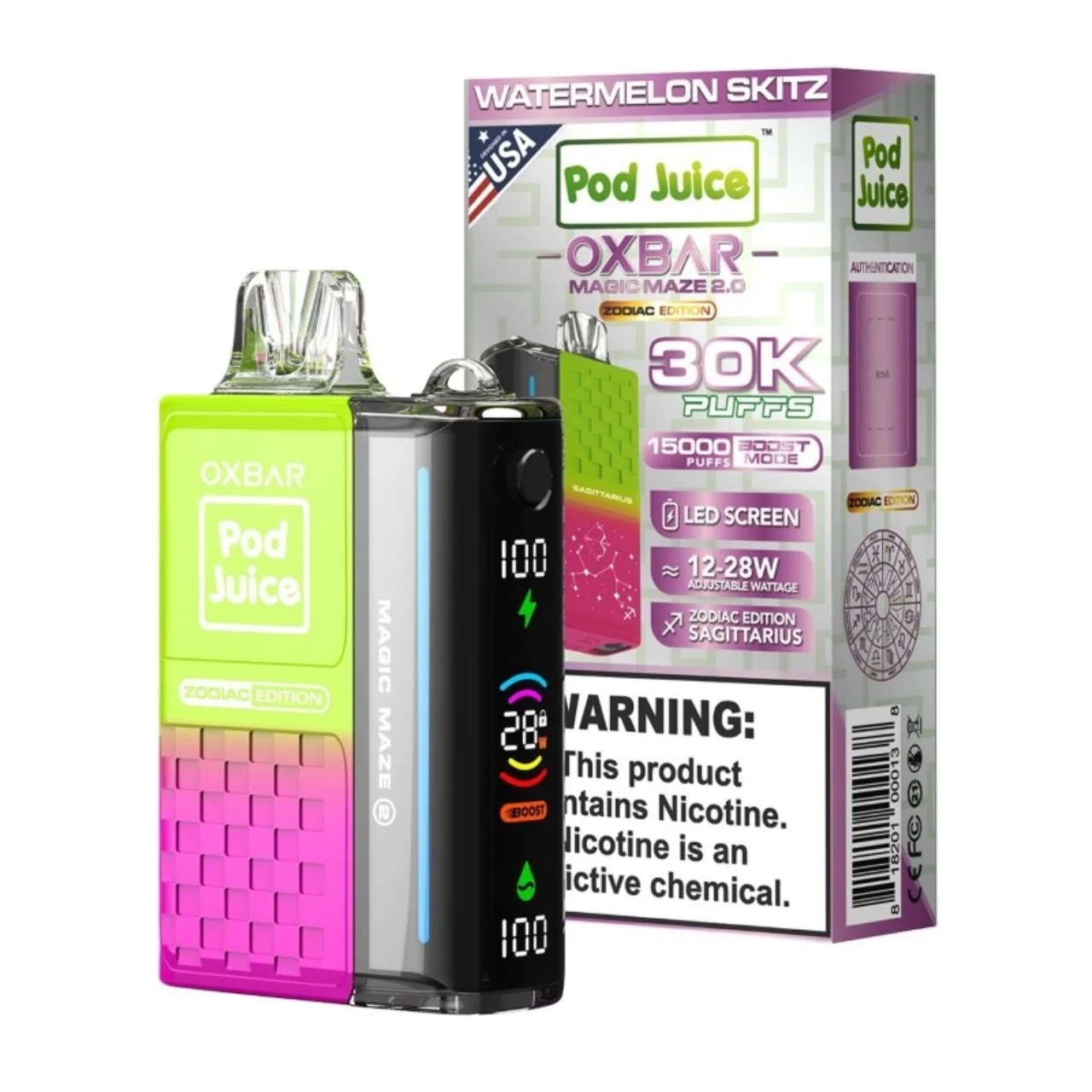 OXBAR Magic Maze 2.0 30000 Puff Disposable - Image 2