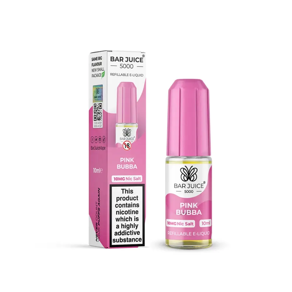 Pink Bubba Nic Salt E-Liquid by Bar Juice 5000