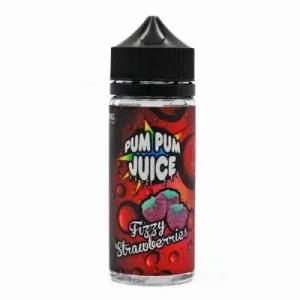 Pum Pum Fizzy Strawberries120ml E Liquid Juice