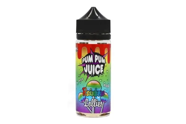 Pum Pum Rainbow Lollies 120ml E Liquid Juice
