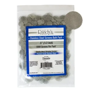 Randy's - 0.5" Stainless Steel Screens - 1000ct