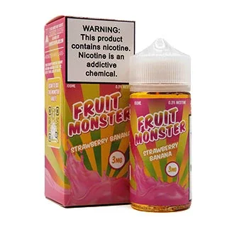 Strawberry Banana - 3mg - Fruit Monster - 100mL