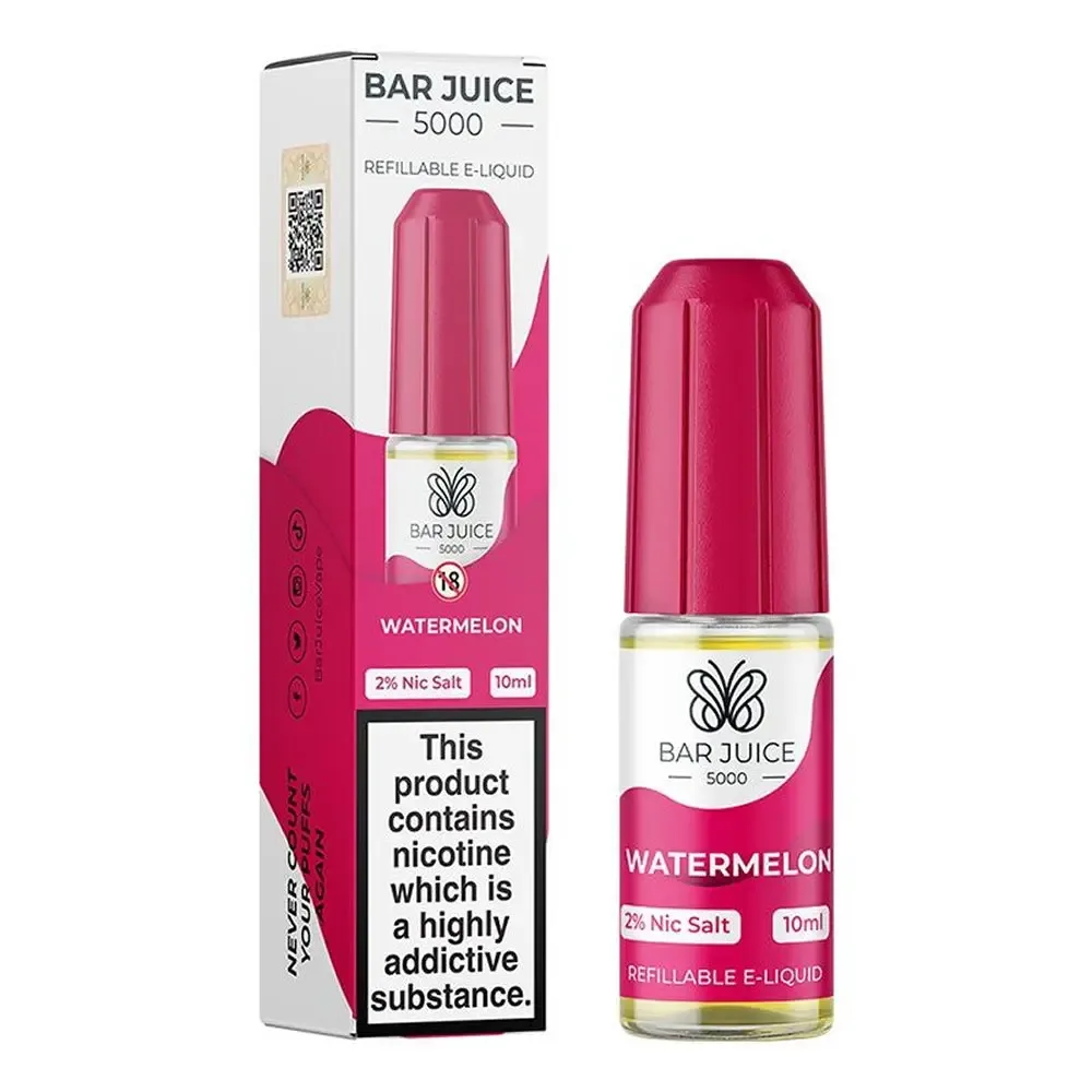 Watermelon Nic Salt E-liquid by Bar Juice 5000