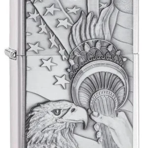 Zippo Lighter - Patriotic Proud Eagle